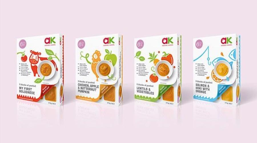 Пакування дитячого харчування в коробку